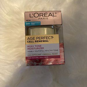 L'Oreal Paris Skincare Age Perfect Rosy Tone Fragrance-Free Face Moisturizer wit